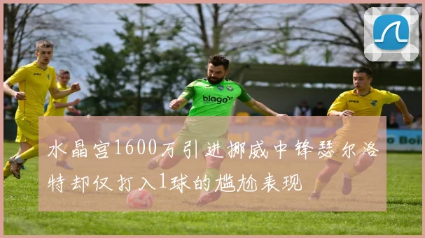 水晶宫1600万引进挪威中锋瑟尔洛特却仅打入1球的尴尬表现
